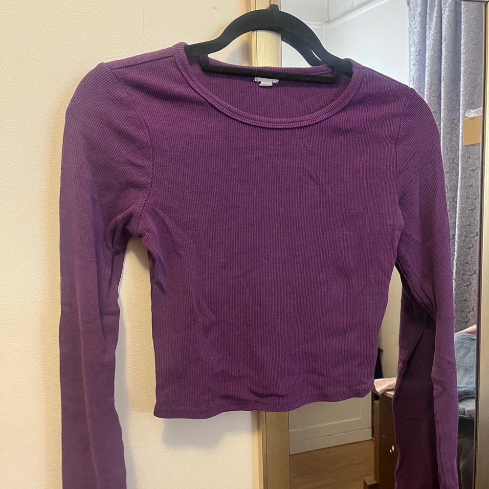 Garage Deep Purple Long Sleeve Top